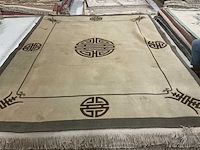 Handgeknoopt chinees tapijt in wol (6x) - afbeelding 1 van  8