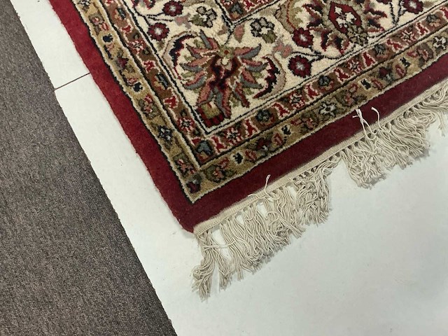 Handgeknoopt indisch tapijt in wol (6x) - afbeelding 8 van  8