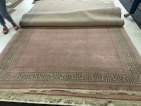 Handgeknoopt indo-nepal tapijt in wol (6x) - afbeelding 4 van  8