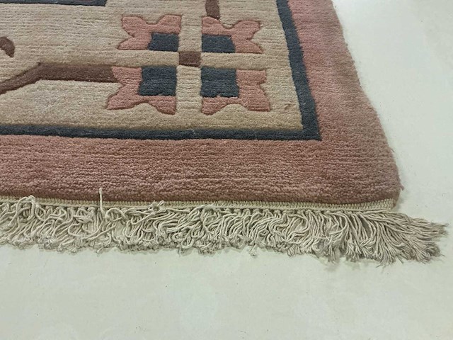 Handgeknoopt indo-nepal tapijt in wol (6x) - afbeelding 8 van  8