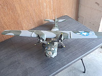 Handgemaakte vliegtuig in puur hout consolidated pby-5a catalina amerikaans vliegboot/patrouille onderzeeboot bestrijding l 710mm b 1030mm h 280mm