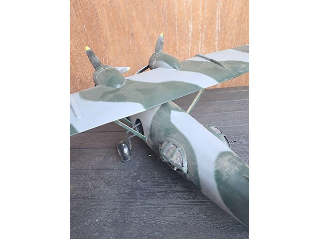 Handgemaakte vliegtuig in puur hout consolidated pby-5a catalina amerikaans vliegboot/patrouille onderzeeboot bestrijding l 710mm b 1030mm h 280mm - afbeelding 3 van  8