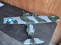 Handgemaakte vliegtuig in puur hout consolidated pby-5a catalina amerikaans vliegboot/patrouille onderzeeboot bestrijding l 710mm b 1030mm h 280mm - afbeelding 4 van  8