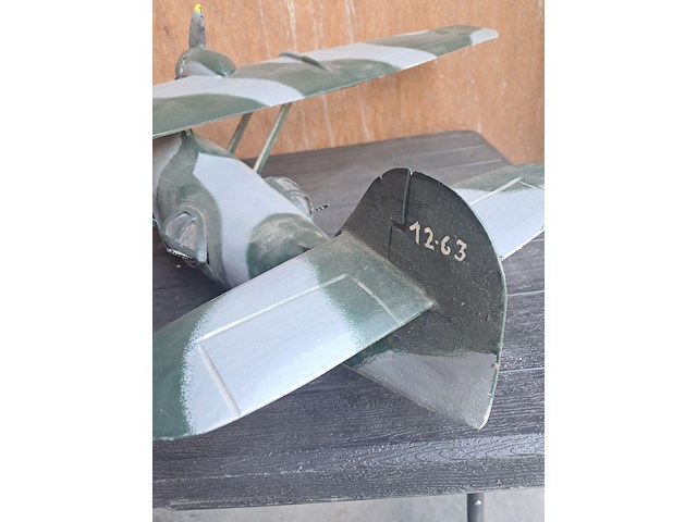 Handgemaakte vliegtuig in puur hout consolidated pby-5a catalina amerikaans vliegboot/patrouille onderzeeboot bestrijding l 710mm b 1030mm h 280mm - afbeelding 6 van  8