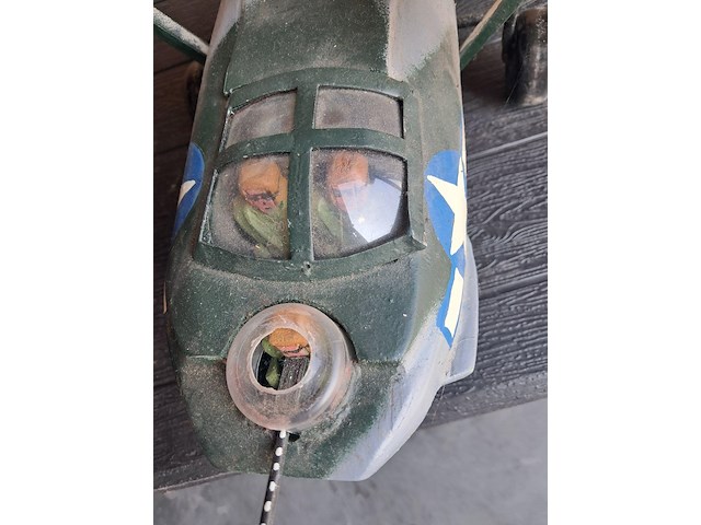 Handgemaakte vliegtuig in puur hout consolidated pby-5a catalina amerikaans vliegboot/patrouille onderzeeboot bestrijding l 710mm b 1030mm h 280mm - afbeelding 8 van  8