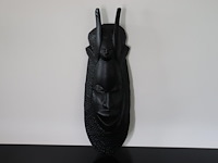 Handgesneden houten masker - afbeelding 1 van  9