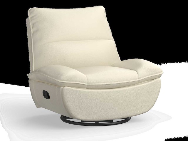 Handmatige draai- en kantelrelaxstoel (lichtgrijs) - afbeelding 1 van  9