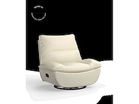 Handmatige draai- en kantelrelaxstoel (lichtgrijs) - afbeelding 2 van  9