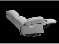 Handmatige draai- en kantelrelaxstoel (lichtgrijs) - afbeelding 7 van  9