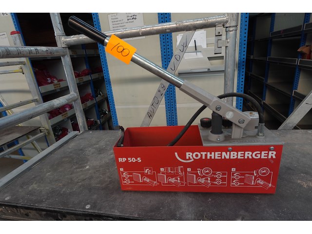 Handmatige druktestpomp rothenberger - afbeelding 1 van  4