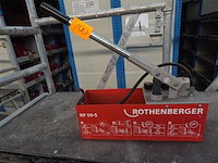 Handmatige druktestpomp rothenberger - afbeelding 1 van  4