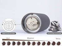 Handmatige koffiemolen aluminium - afbeelding 4 van  4