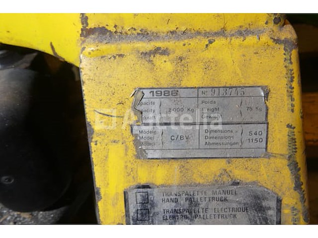 Handmatige palletwagen tm2000 - afbeelding 5 van  6