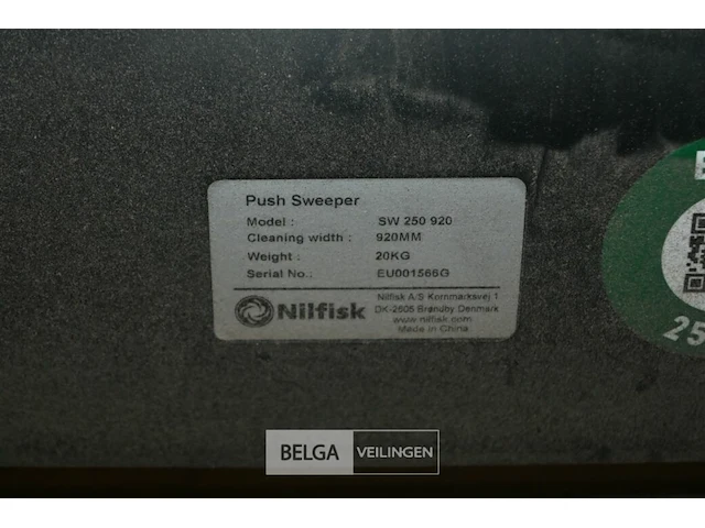Handmatige veegmachine nilfisk - afbeelding 6 van  6