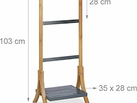 Handoek rek bamboo - afbeelding 2 van  3