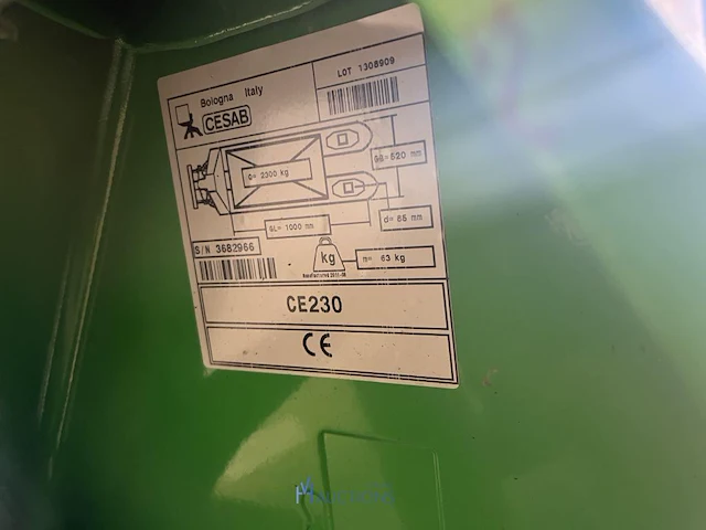 Handpalletwagen cesab - afbeelding 3 van  4