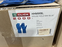 Handschoen huishouden blauw l - 600paar - afbeelding 2 van  3
