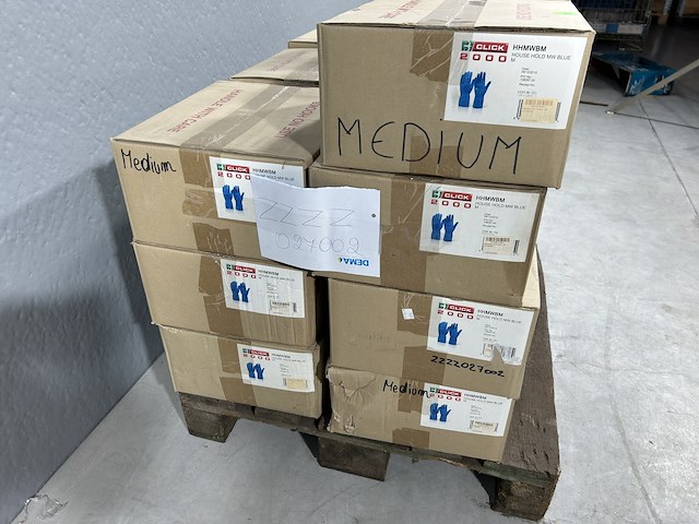 Handschoen huishouden blauw m 2000paar - afbeelding 1 van  3