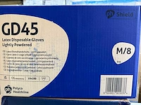 Handschoenen vinyl + short + sleeve (83x) - afbeelding 7 van  7
