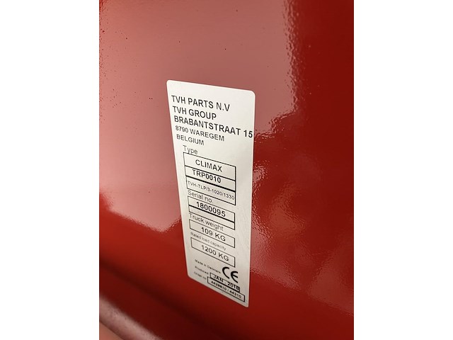 Handtranspallet manueel 1200kg - afbeelding 4 van  5