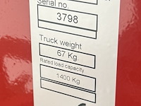 Handtranspallet manueel 1400kg - afbeelding 3 van  3