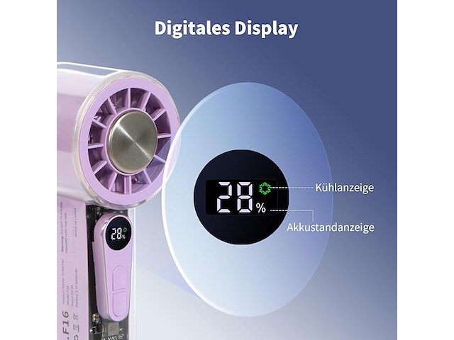 Handventilator met ijskoeler - afbeelding 2 van  5