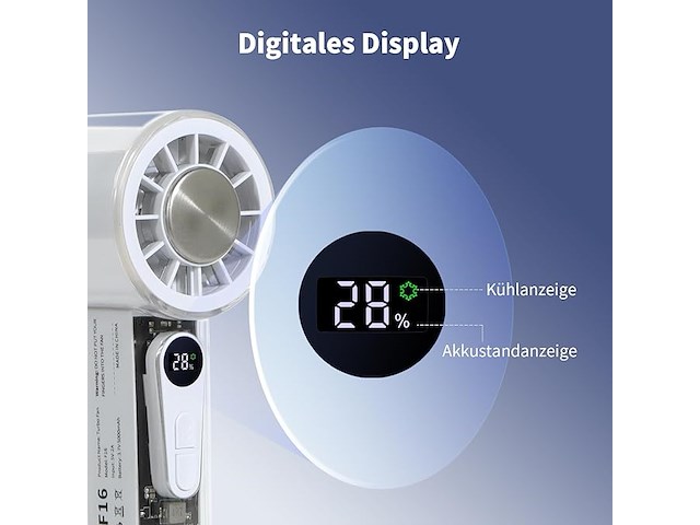 Handventilator met ijskoeler - afbeelding 2 van  5