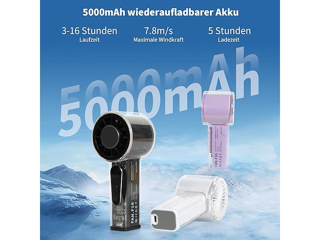 Handventilator met ijskoeler - afbeelding 4 van  5