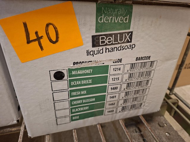 Handzeep milk & honey 500 ml (12 x ) - afbeelding 2 van  2