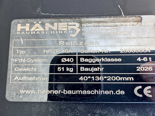 Haner - 2026 - hrzp 40a - ripper - afbeelding 2 van  10