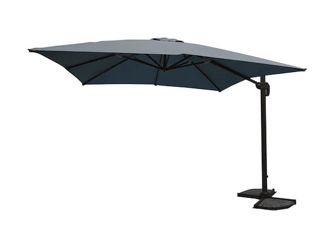 Hangende parasol donkergrijs 300x300cm - afbeelding 2 van  2