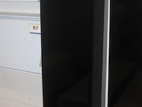 Hangkast 1deur lak zwart glanzend - afbeelding 1 van  2