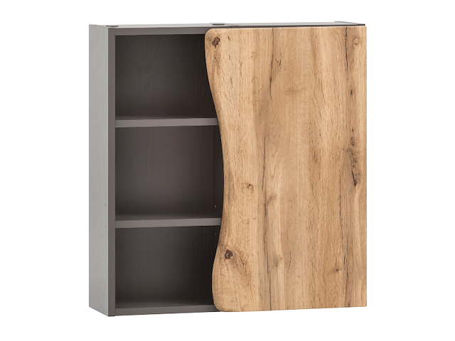 Hangkast karan 60cm 1 deur - eik/antraciet - afbeelding 1 van  7