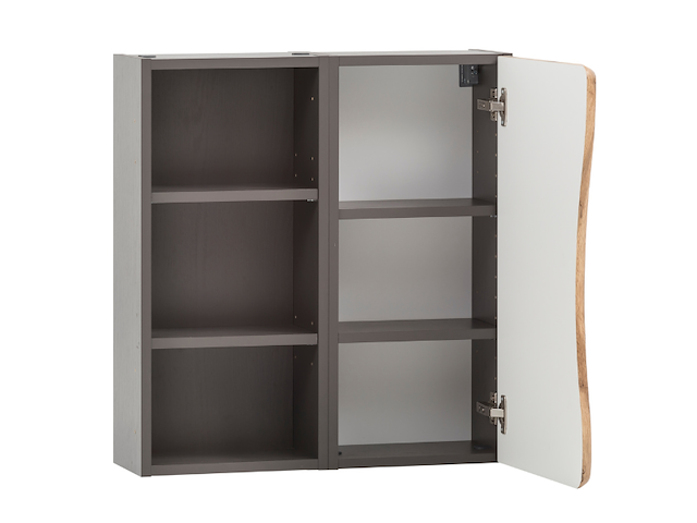 Hangkast karan 60cm 1 deur - eik/antraciet - afbeelding 3 van  7