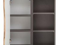 Hangkast karan 60cm 1 deur - eik/antraciet - afbeelding 4 van  7