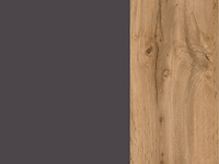 Hangkast karan 60cm 1 deur - eik/antraciet - afbeelding 6 van  7