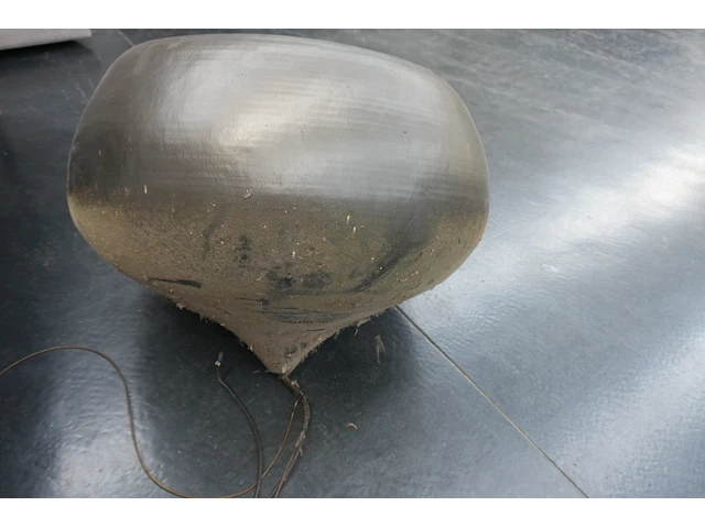 Hanglamp gehamerd metaal ø65 cm - afbeelding 3 van  4