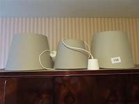 Hanglampen 3 stuks - afbeelding 1 van  3