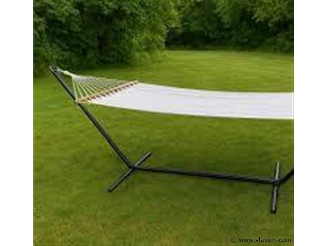 Hangmat met staander - afbeelding 2 van  2