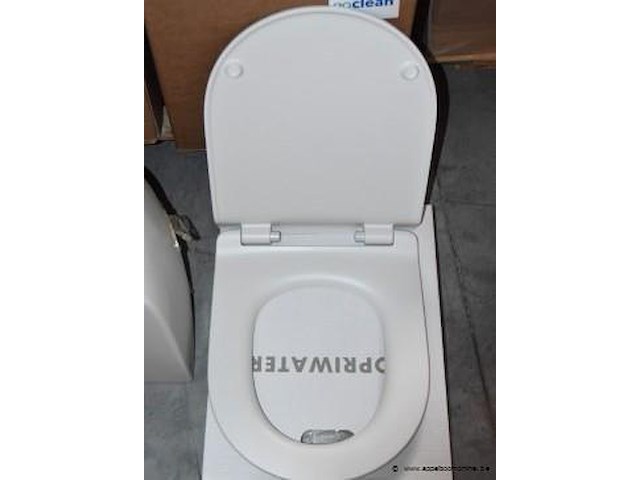 Hangtoilet flaminia ap118s latte, goclean vv wc zitting flaminia slim soft close - afbeelding 3 van  4