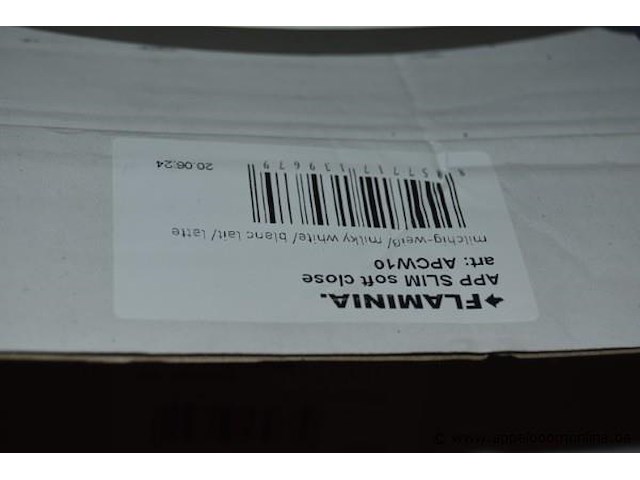 Hangtoilet flaminia ap118s latte, goclean vv wc zitting flaminia slim soft close - afbeelding 4 van  4