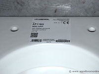 Hangtoilet flaminia ap118s latte, goclean vv wc zitting flaminia slim soft close - afbeelding 2 van  4
