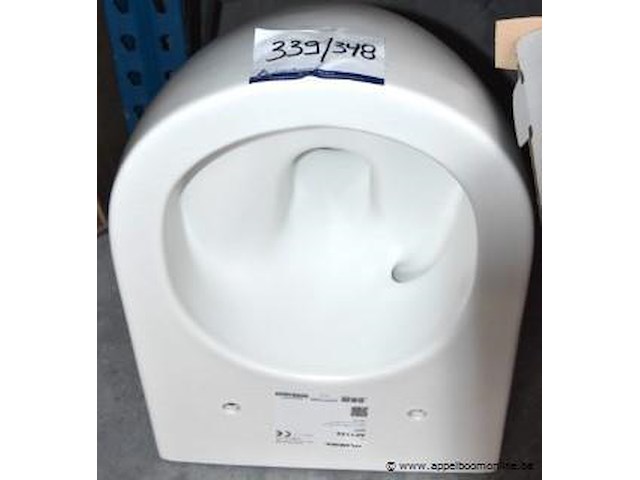 Hangtoilet flaminia ap118s latte, goclean vv wc zitting flaminia slim soft close - afbeelding 1 van  4