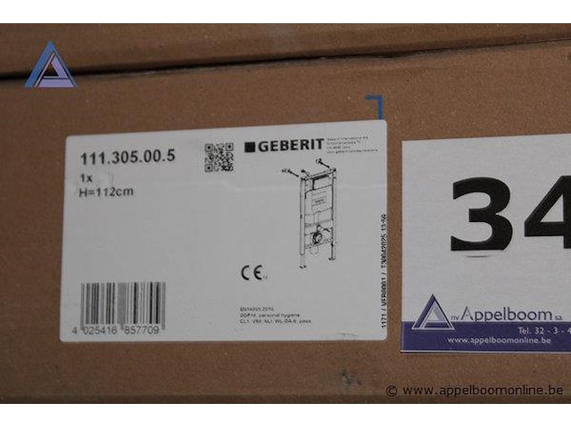 Hangtoilet frame geberit - afbeelding 2 van  2