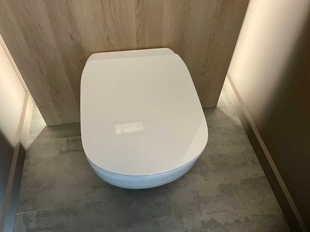 Hangtoilet/kolomkast en handenwasser - afbeelding 12 van  16