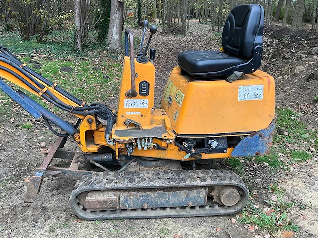 Hanix h15b minigraver - 1 ton - verstelbare rupsen vanaf 72cm! - afbeelding 12 van  19