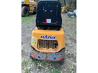Hanix h15b minigraver - 1 ton - verstelbare rupsen vanaf 72cm! - afbeelding 13 van  19