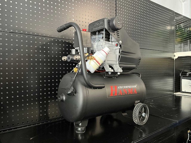 Hanma - 2026 - luchtcompressor professioneel draagbaar 24l - afbeelding 2 van  3