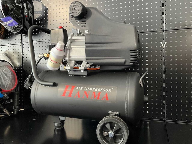 Hanma - 2026 - luchtcompressor professioneel draagbaar 24l - afbeelding 3 van  3