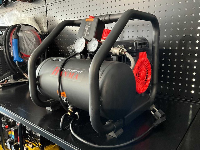 Hanma - 2026 - luchtcompressor professioneel draagbaar 6l - afbeelding 3 van  4